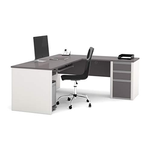 Bestar Bestar Connexion 72″ L-Shaped Desk with Drawers