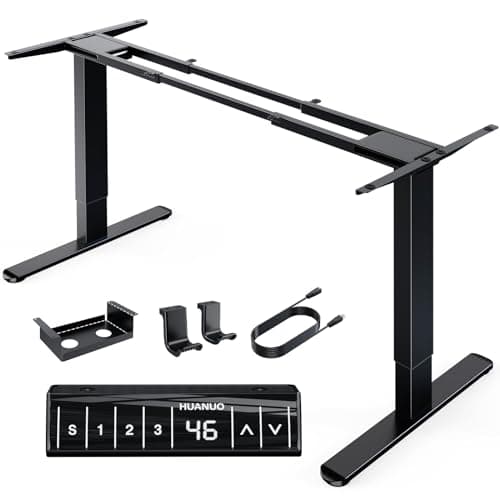 HUANUO HUANUO Dual Motor Electric Standing Desk Frame (265 lb)