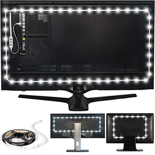 Power Practical Luminoodle Bias Lighting, Backlight Kit for Monitors up to 24″
