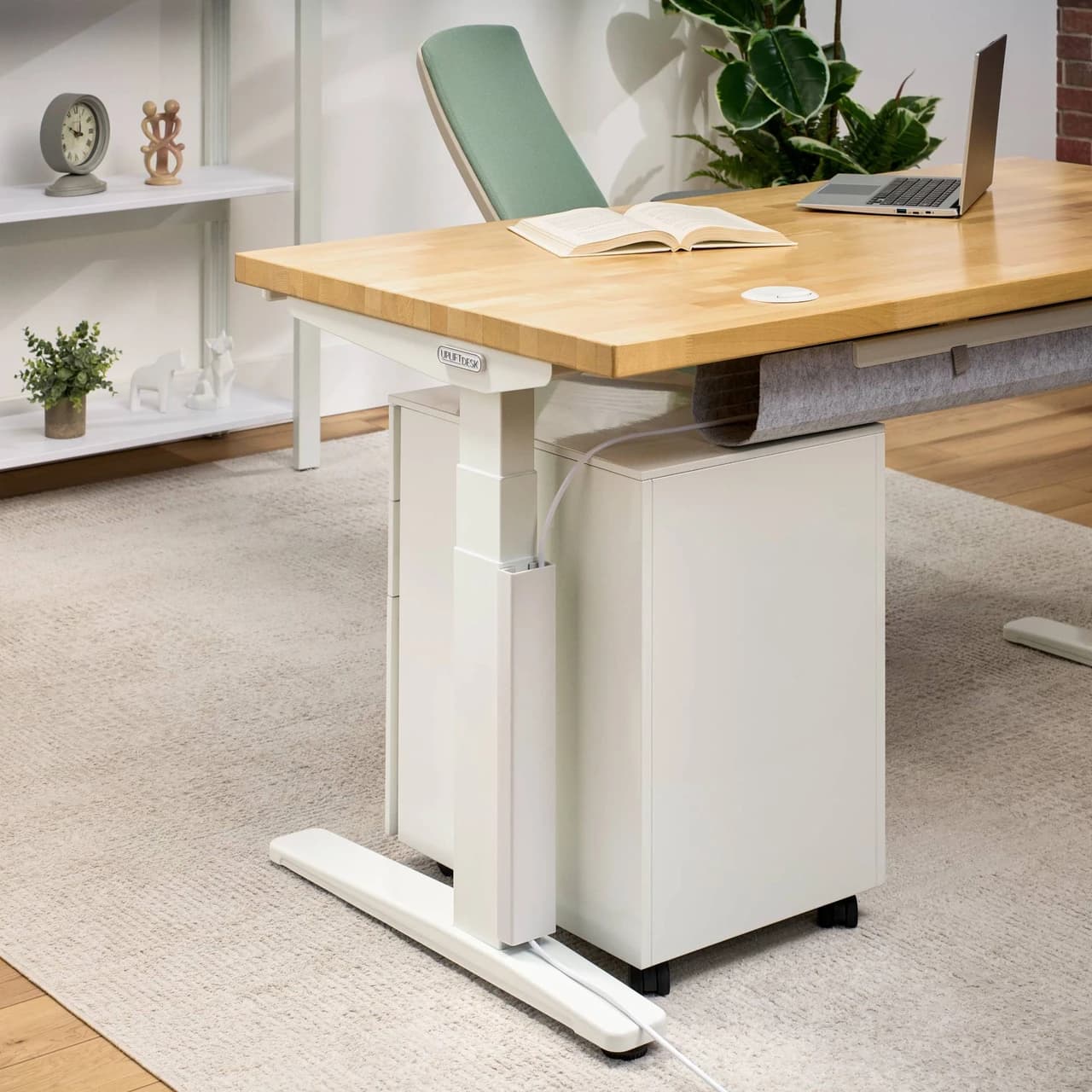 UPLIFT Magnetic Cable Organizing Channel (Black, 60 mm), UPLIFT Desk product image